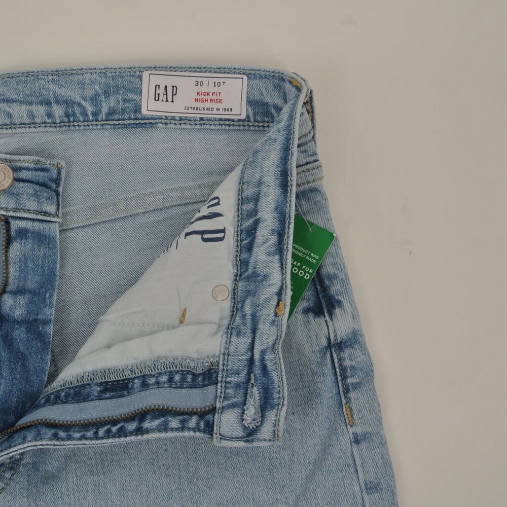 GAP Women's ✨NWT✨ Kick Fit 🩵 High Rise Jeans - Light‎ Denim - Picture 7 of 8